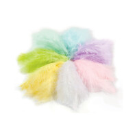 folia Flauschfedern, 10 g, weiß
