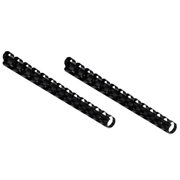 GBC Plastikbinderücken, DIN A5, 14 Ringe, 12 mm, schwarz