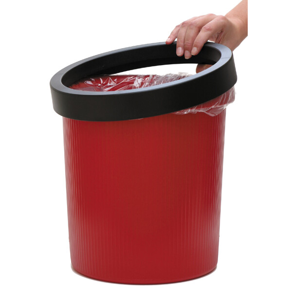 helit Papierkorb "the german", 18 Liter, PE, grün