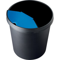helit Papierkorb "the german", 18 Liter, PE, grün