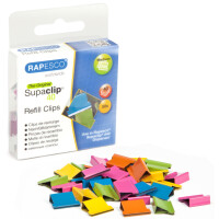 RAPESCO Dokumentenclips Supaclip 40, Edelstahl, 50...