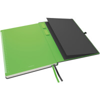 LEITZ Notizbuch Complete, DIN A4, kariert, schwarz