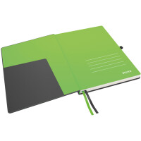 LEITZ Notizbuch Complete, DIN A4, kariert, schwarz
