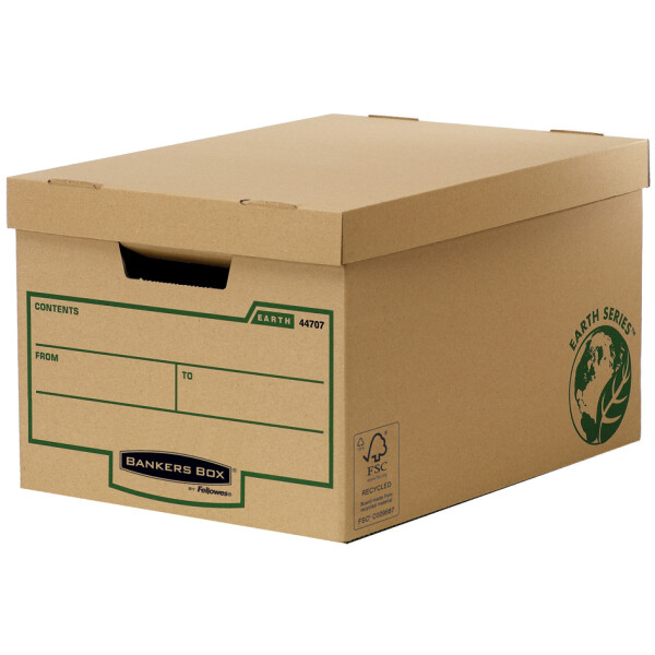 Fellowes BANKERS BOX EARTH Große Archiv- Transportbox
