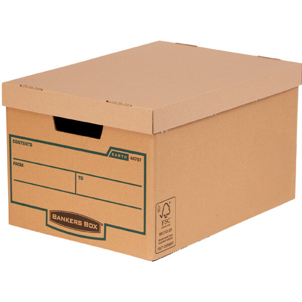 Fellowes BANKERS BOX EARTH Große Archiv- Transportbox