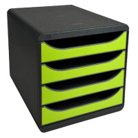 EXACOMPTA Schubladenbox BIG-BOX, 4 Schübe,...