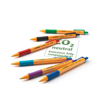 STABILO Druckkugelschreiber pointball, 6er Kunststoffetui