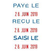 trodat Datumstempel Printy Dater 4850L "PAYÉ...