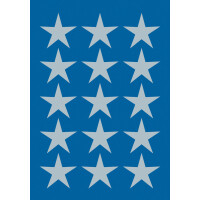 HERMA Weihnachts-Sticker DECOR "Sterne", 22 mm,...