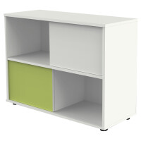 kerkmann Schiebetürenregal, 2 Ordnerhöhen,...