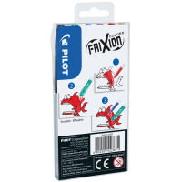 PILOT Radierbarer Fasermaler FRIXION COLORS, 12er Etui