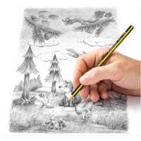 STAEDTLER Bleistift Noris, Härtegrad: HB, Upcycled Wood