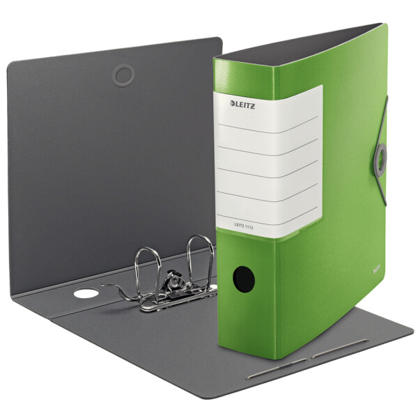 LEITZ Ordner Solid, 180 Grad, 82 mm, hellrot