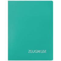 ROTH Zeugnismappe Basic, aus PP, DIN A4, türkis