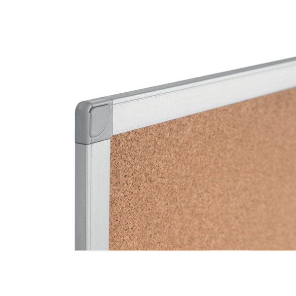 Bi-Office Korktafel AYDA, Aluminiumrahmen, 900 x 600 mm