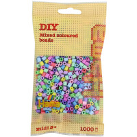Hama Bügelperlen midi "Pastellmix", im Beutel