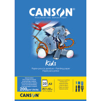 CANSON Malblock Kids, DIN A4, 200 g qm, 20 Blatt