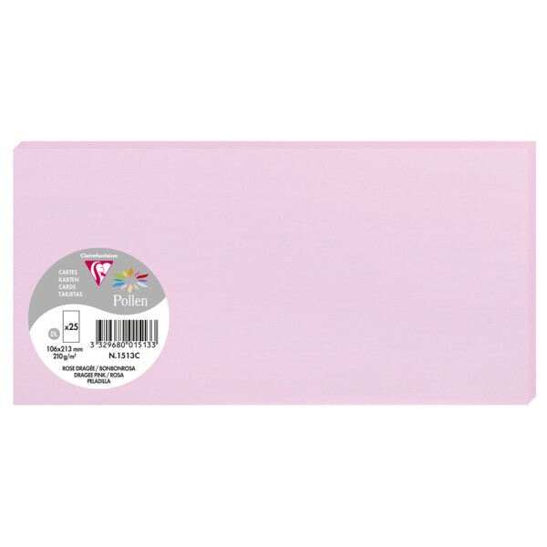 Pollen by Clairefontaine Karte DL, flieder