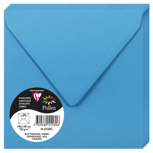 Pollen by Clairefontaine Briefumschlag 140 mm, perlmutt-