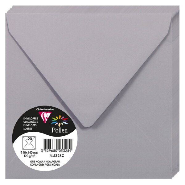 Pollen by Clairefontaine Briefumschlag 140 mm, perlmutt-