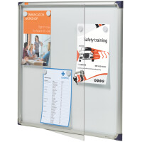 nobo Schaukasten, extraflach, Metall-Rückwand, 1 x DIN A4