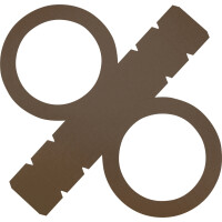 folia Laternen-Zuschnitt, aus Fotokarton, farbig sortiert