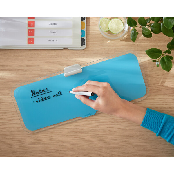 LEITZ Glas-Memoboard Cosy für den Schreibtisch, gelb