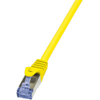 LogiLink Patchkabel, Kat. 6A, S FTP, 0,25 m, gelb