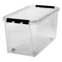 smartstore Aufbewahrungsbox CLASSIC 70 L, Clips: schwarz