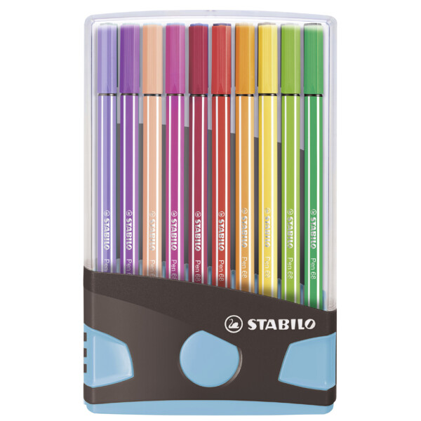 STABILO Fasermaler Pen 68, 20er ColorParade, rot