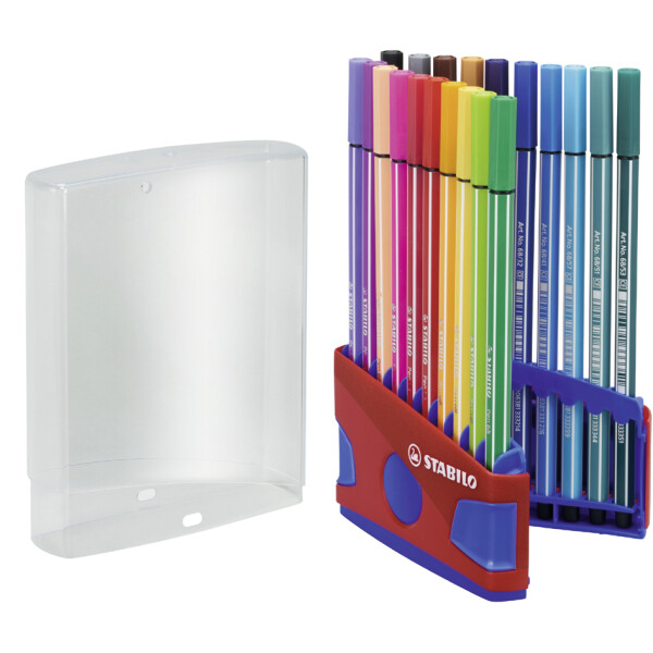 STABILO Fasermaler Pen 68, 20er ColorParade, rot