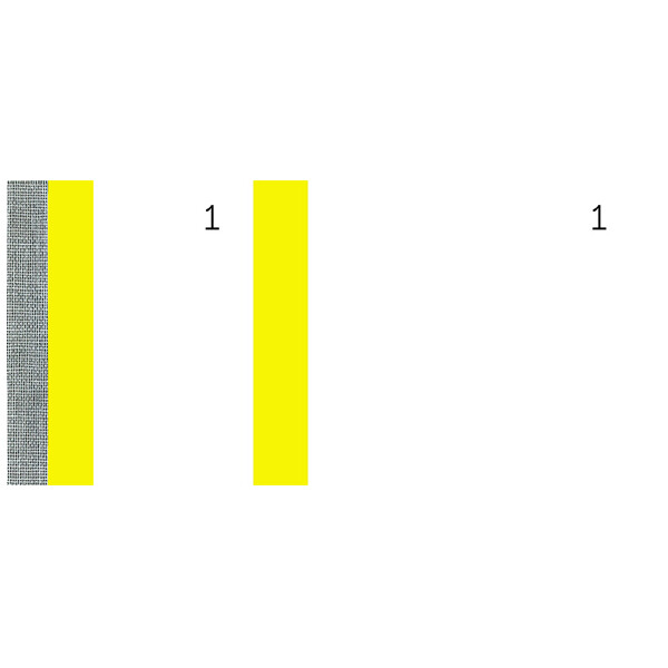 ELVE Bon-Block, blau, Maße: (B)135 x (H)60 mm