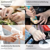 HYGONORM Vinyl-Handschuh Ideal Light, S, weiß,...