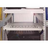 LogiLink 19" Fachboden, 1 HE, Festeinbau, (T)150 mm,...