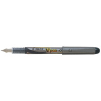 PILOT Einweg-Füllhalter V-Pen Silver, grün