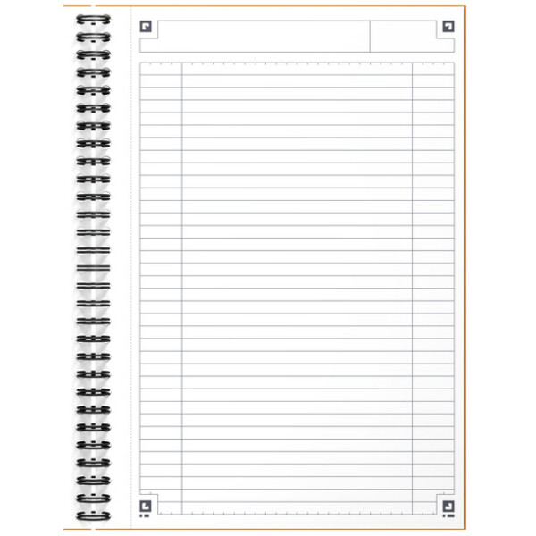 Oxford International Spiral-Notizbuch NOTEBOOK, B5, liniert
