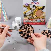 FIMO Blattmetall, gold, 10 Blatt
