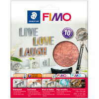 FIMO Blattmetall, gold, 10 Blatt