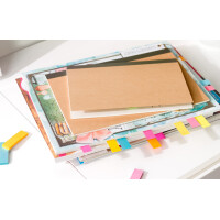 Post-it Haftstreifen Page Marker, Papier, schmal, Energetic
