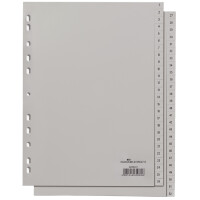 DURABLE Kunststoff-Register, Zahlen, A4, 31-teilig, 1 - 31