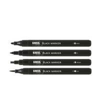 KREUL Black Marker, fine, schwarz