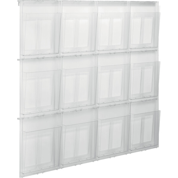 helit Wanddisplay "the placativ", 9 x DIN A4 hoch, glasklar