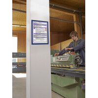 DURABLE Magnetrahmen DURAFRAME, DIN A4, dunkelblau