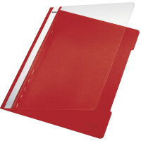 LEITZ Schnellhefter Standard, DIN A4, PP, rot
