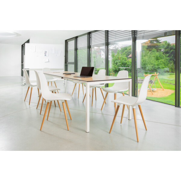 Topstar Besucherstuhl "T 2020", umbragrau buche