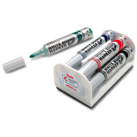 Pentel Whiteboard-Marker Set MAXIFLO MWL5S, mit Schwamm