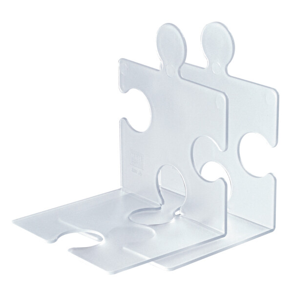 HAN Buchstütze PUZZLE, 2er Set, grün-transluzent