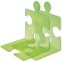 HAN Buchstütze PUZZLE, 2er Set, grün-transluzent