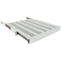 LogiLink 19" Fachboden, 1 HE, ausziehbar, (T)800 mm, schwarz