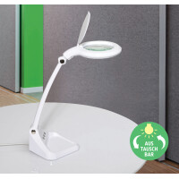 MAUL LED-Lupenleuchte MAULiris, dimmbar, schwarz